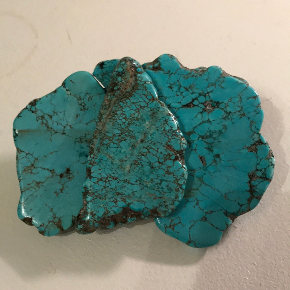 Turquoise belt buckle